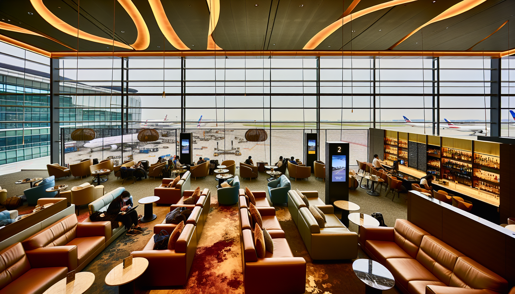 Lounge access at Terminal 8