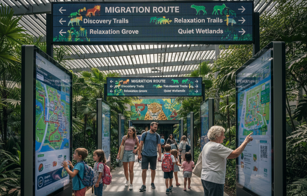 How Does Zoo Signage Improve the Visitor Experience? 3 enhancing visitor movement