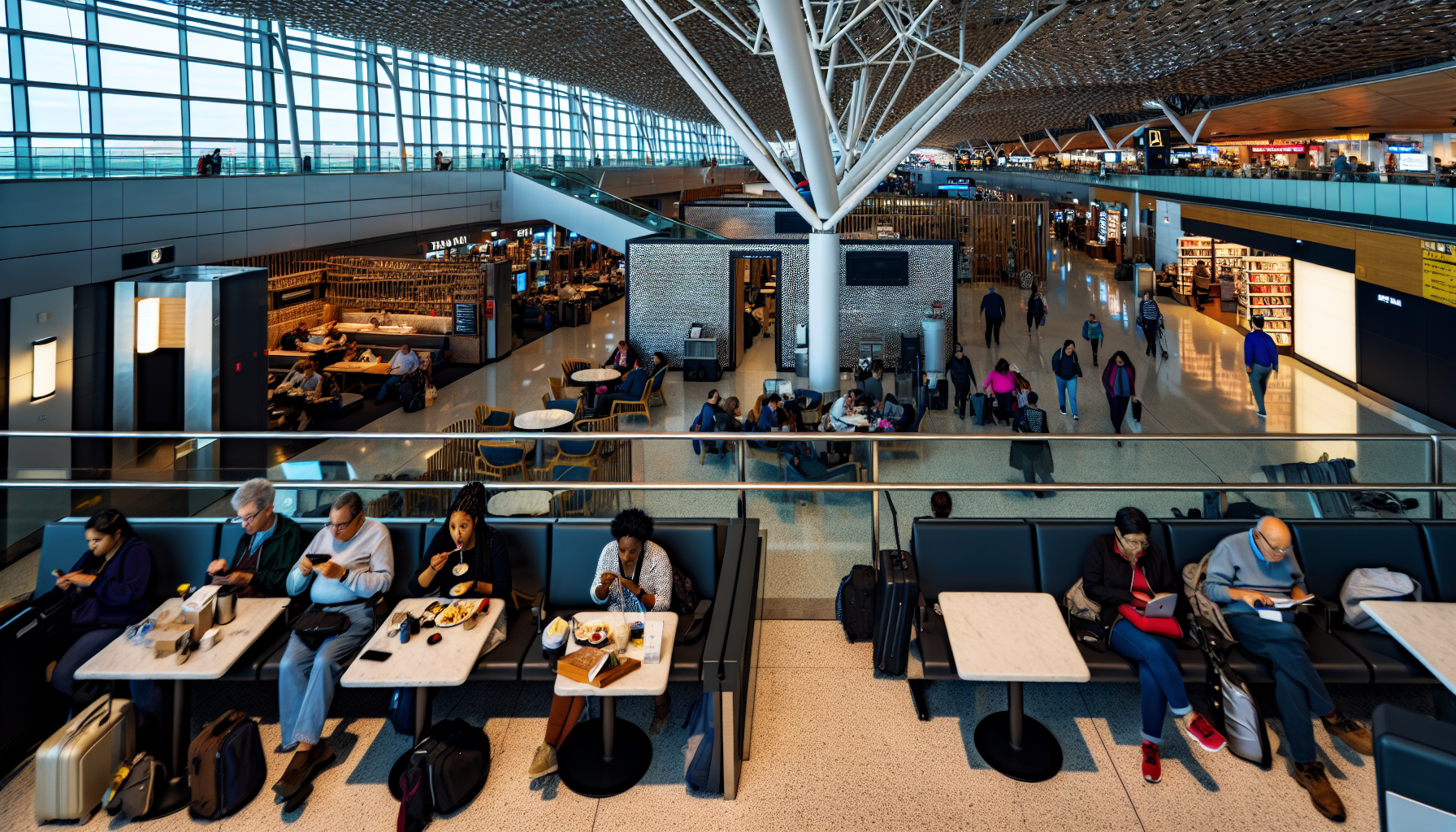 Terminal B Amenities at Newark Airport