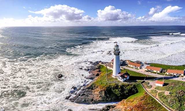 california, pacific ocean, lighthouse