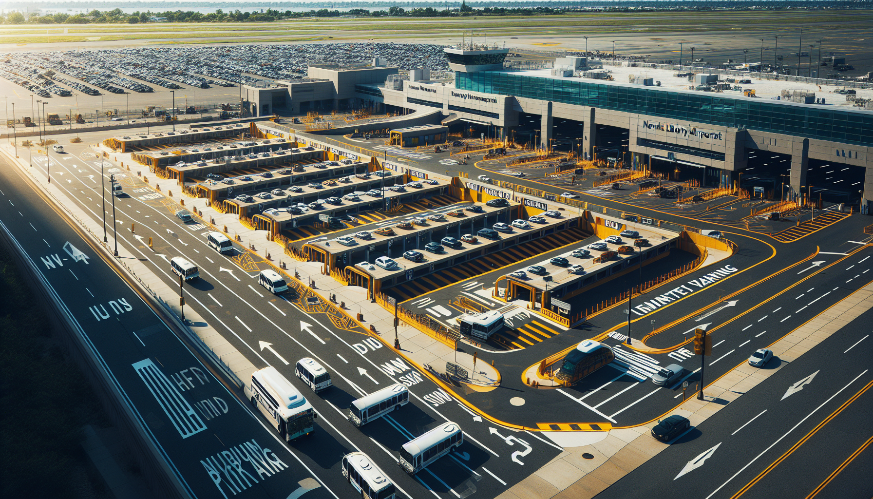 Parking options at Newark Liberty International Airport