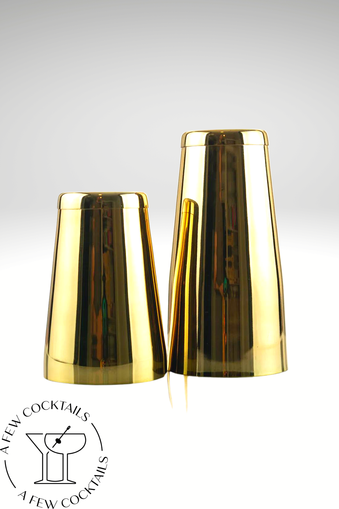 brass cocktail shaker, brass cocktail