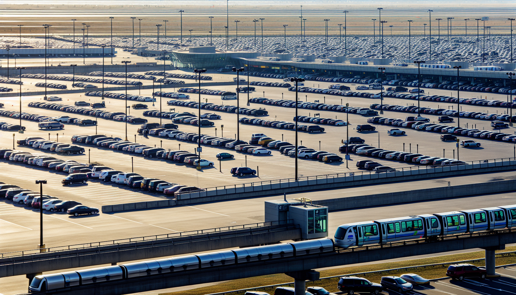 JFK Airport parking with AirTrain connection