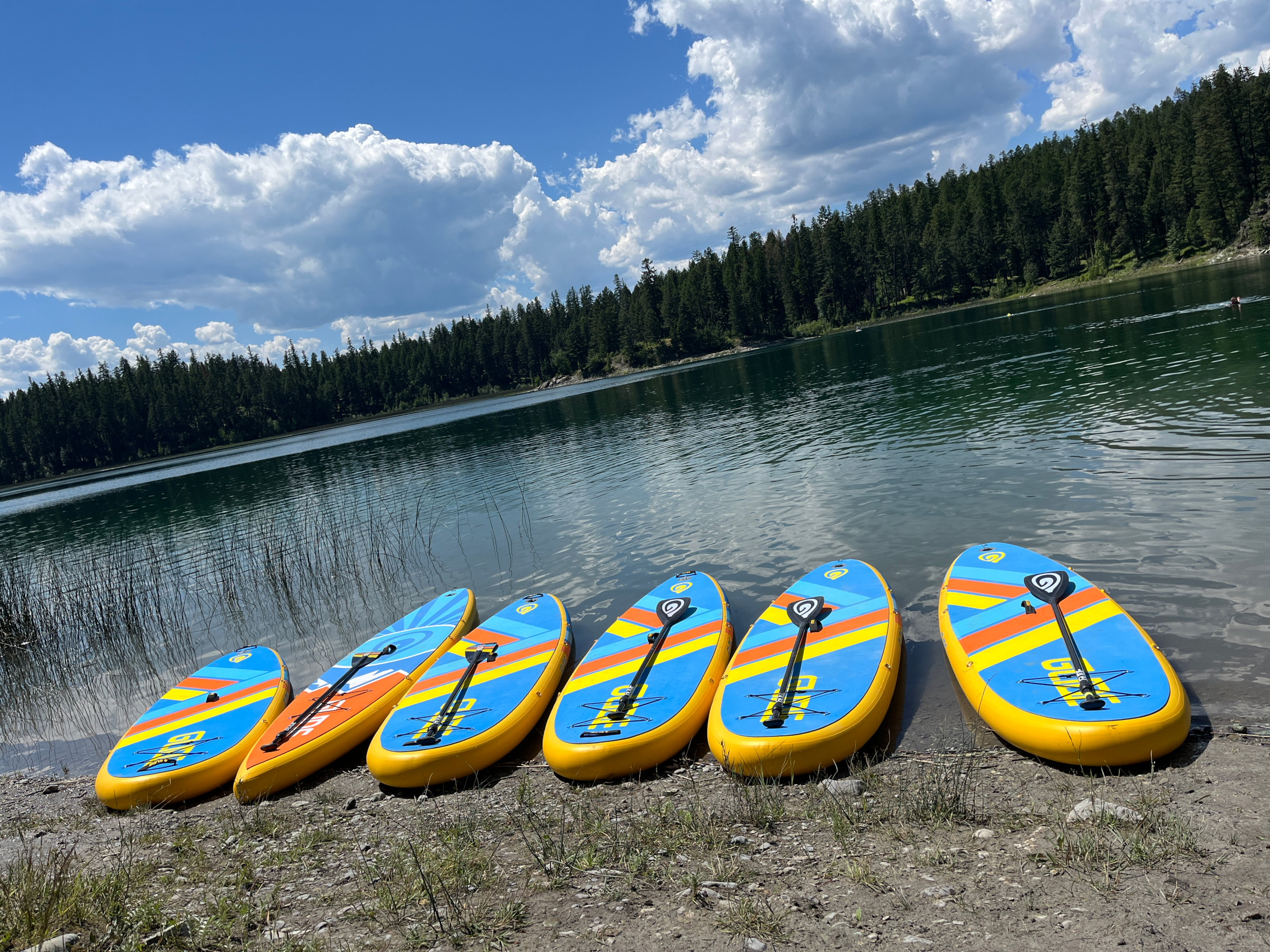 all around sup boards can be inflatable sups or hard boards 
