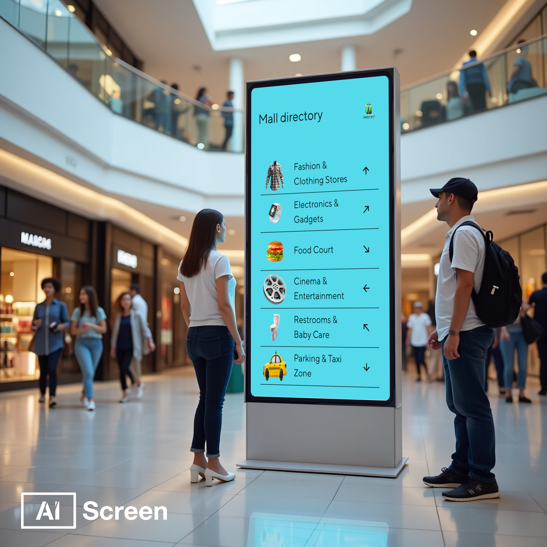 How to Choose the Best Kiosk Digital Signage Singapore? 2 digital directory kiosks for malls and buildings