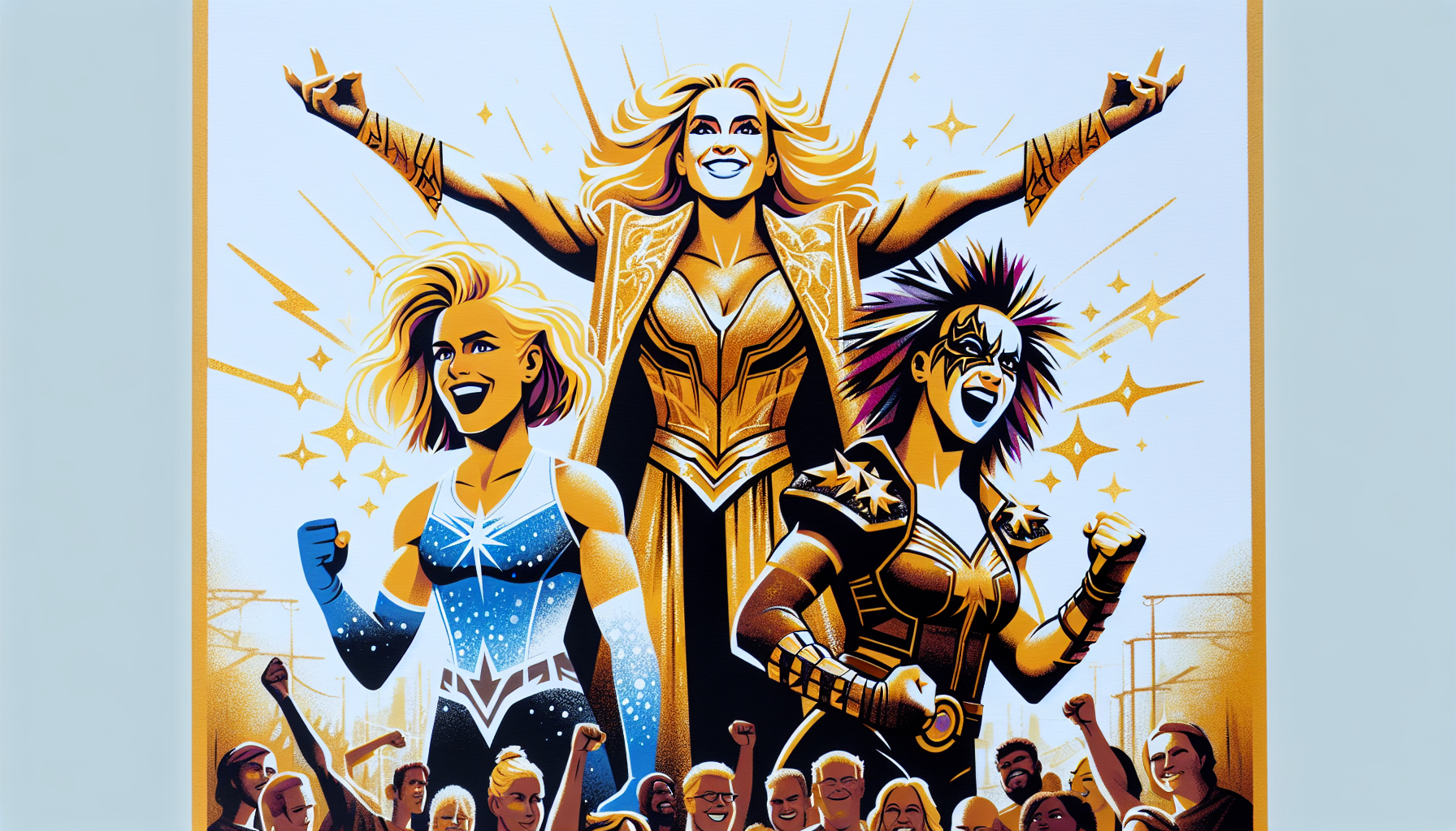 Empowering WWE female action figures