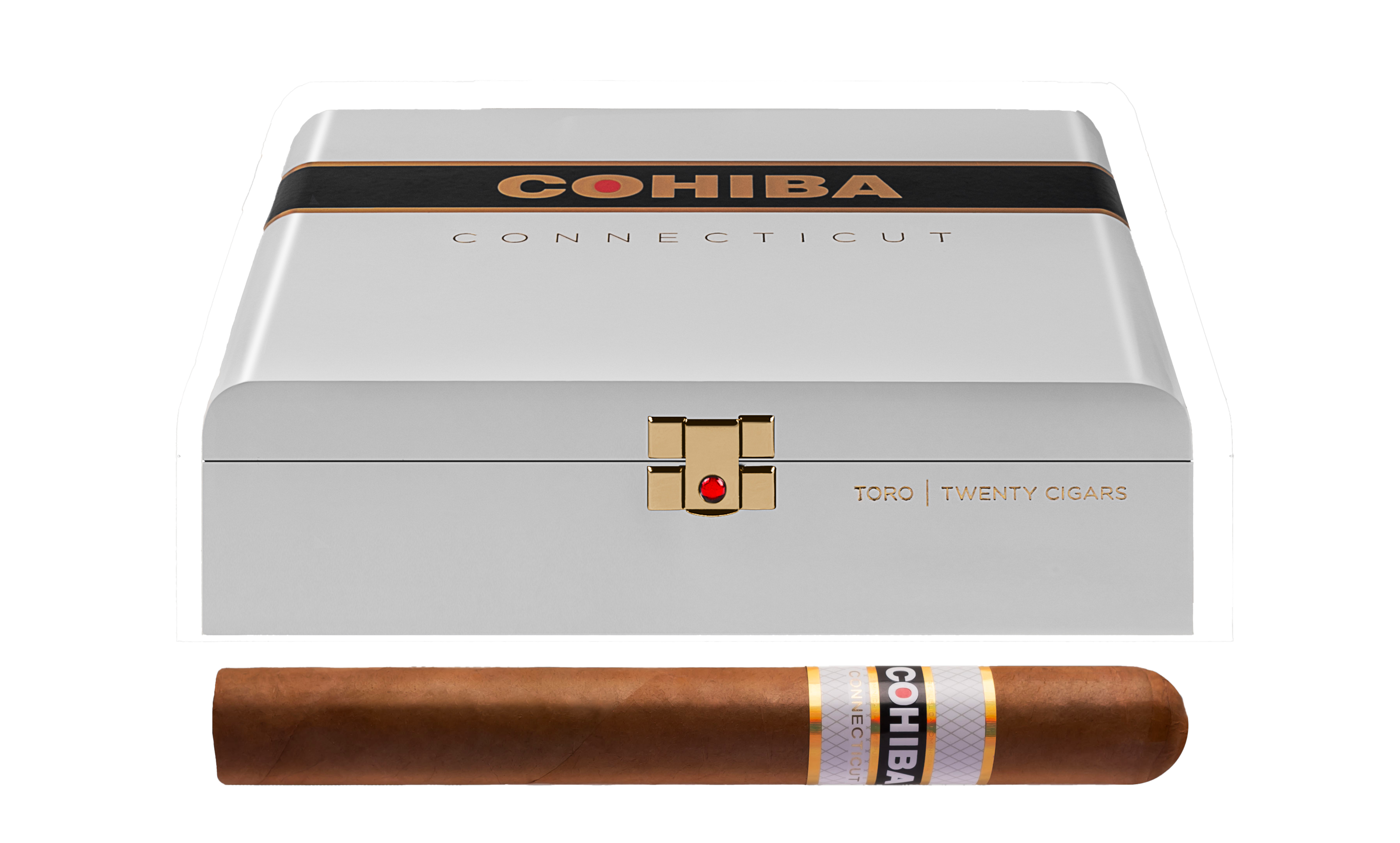 A box of Cohiba Connecticut cigars from EU member countries
