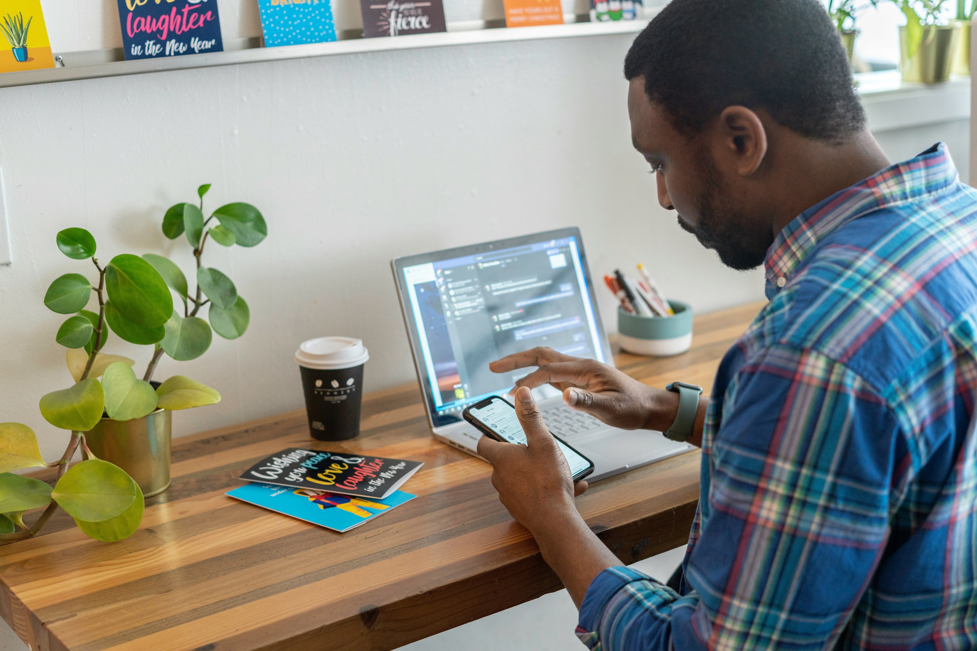 Marketer works on facebook ads campaign for real estate investor. 