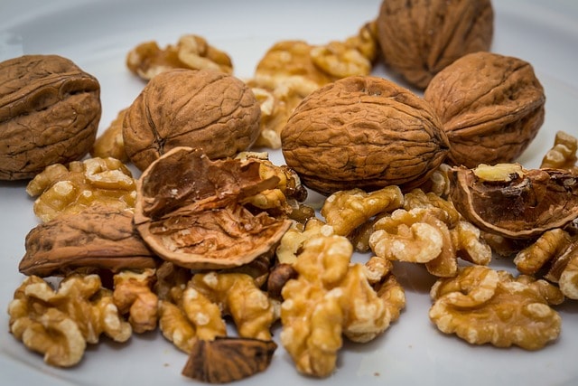 walnut, nut, walnuts