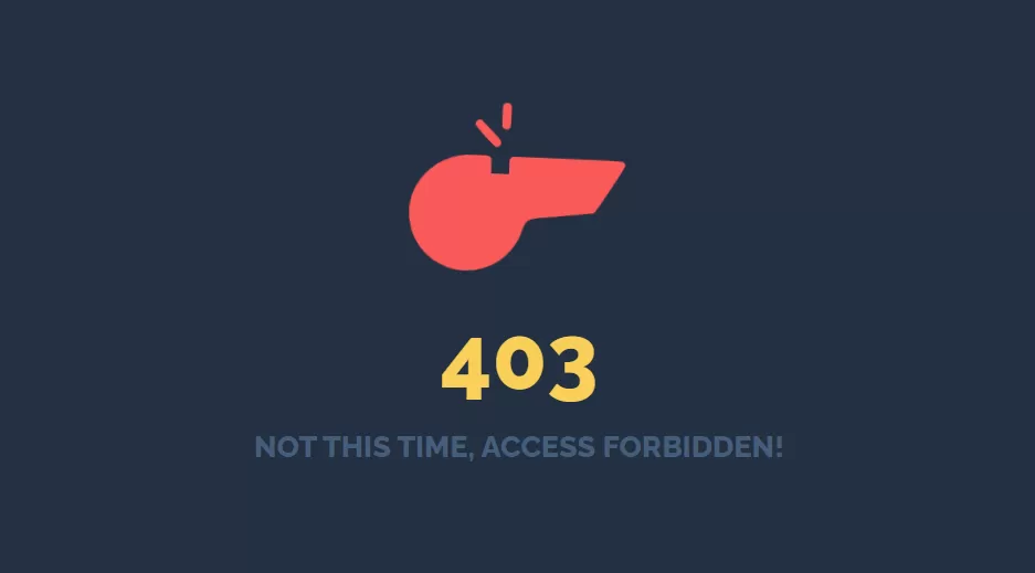 TECH TIP: WHAT'S AN ACCESS FORBIDDEN ERROR WHEN TRYING TO REACH