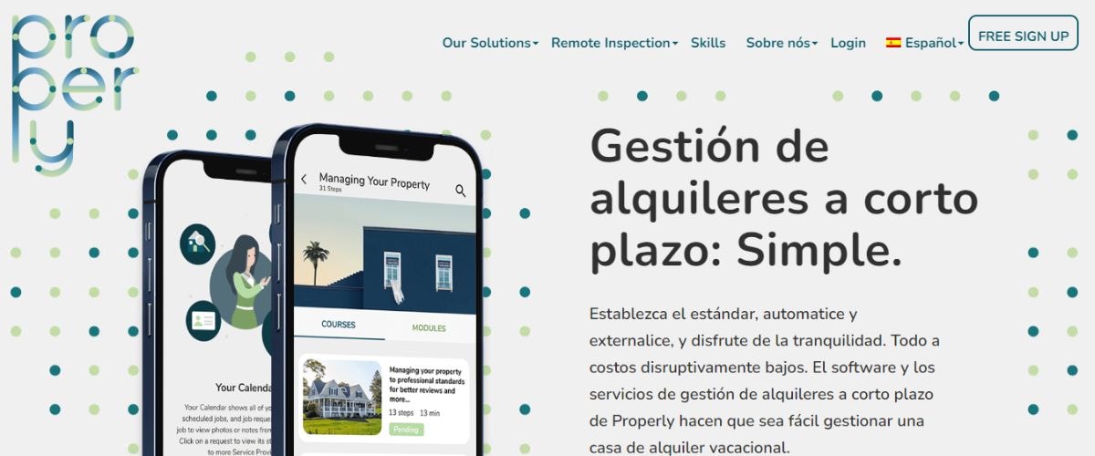 Propperly. App de limpieza para alojamientos vacacionales.