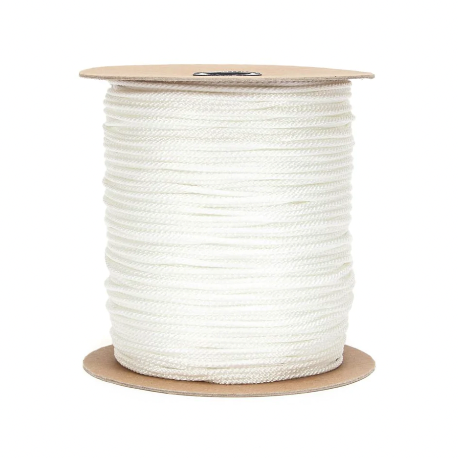Knot & Rope Supply Braided Polyester Rope in the color white on a white background