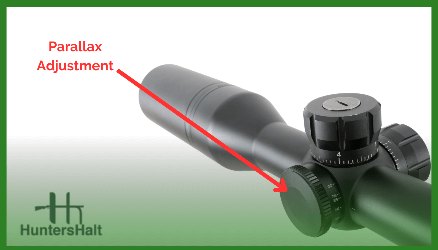image of a side focus scope adjustment knob