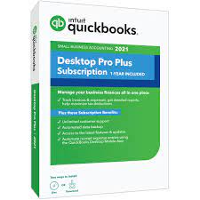 QuickBooks Pro Plus, annual subscription, multiple invoices, vendor bills, 