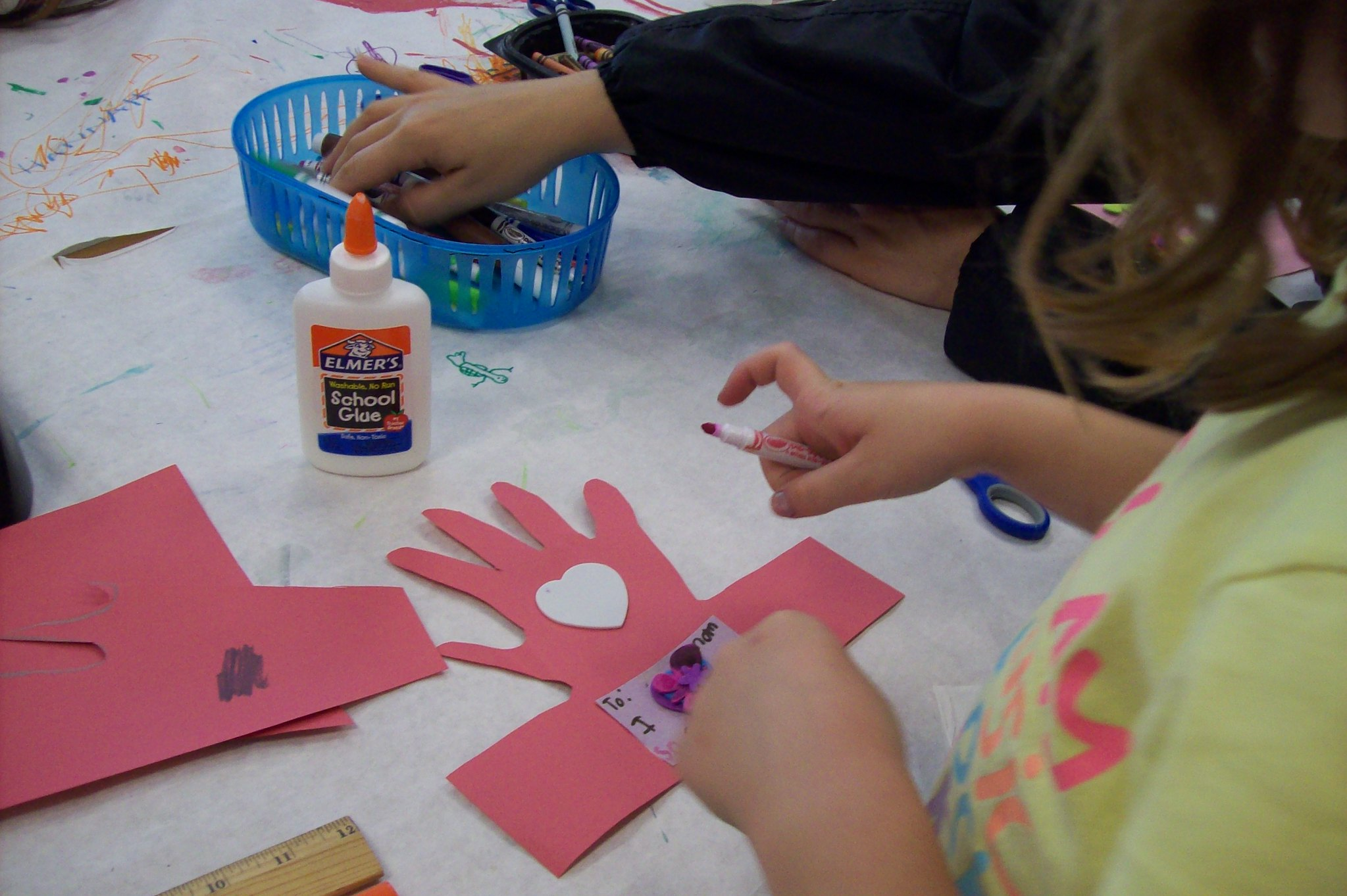 Heart arts mother's day crafts by San José Public Library on Flickr