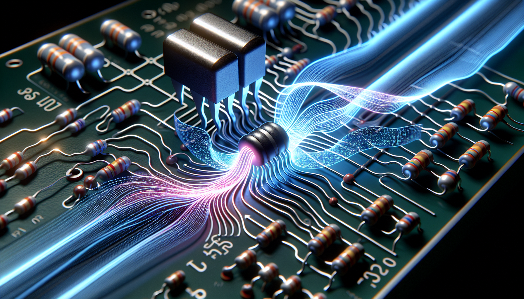 Illustration of voltage controlled amplifiers