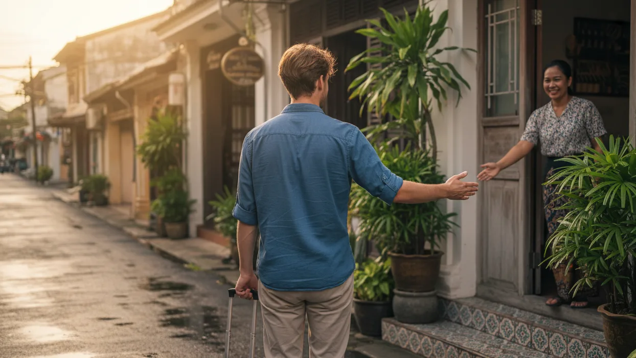 Land borders and ferries in Southeast Asia dummy flight itineraries