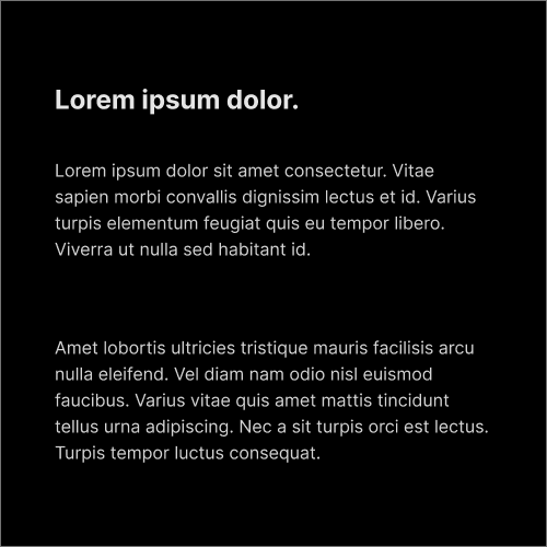 light white on pure black website