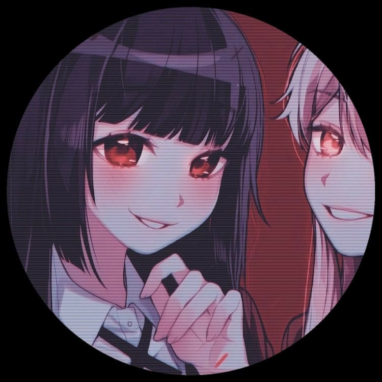 Anime matching profile pictures for bff and couples, Aesthetic