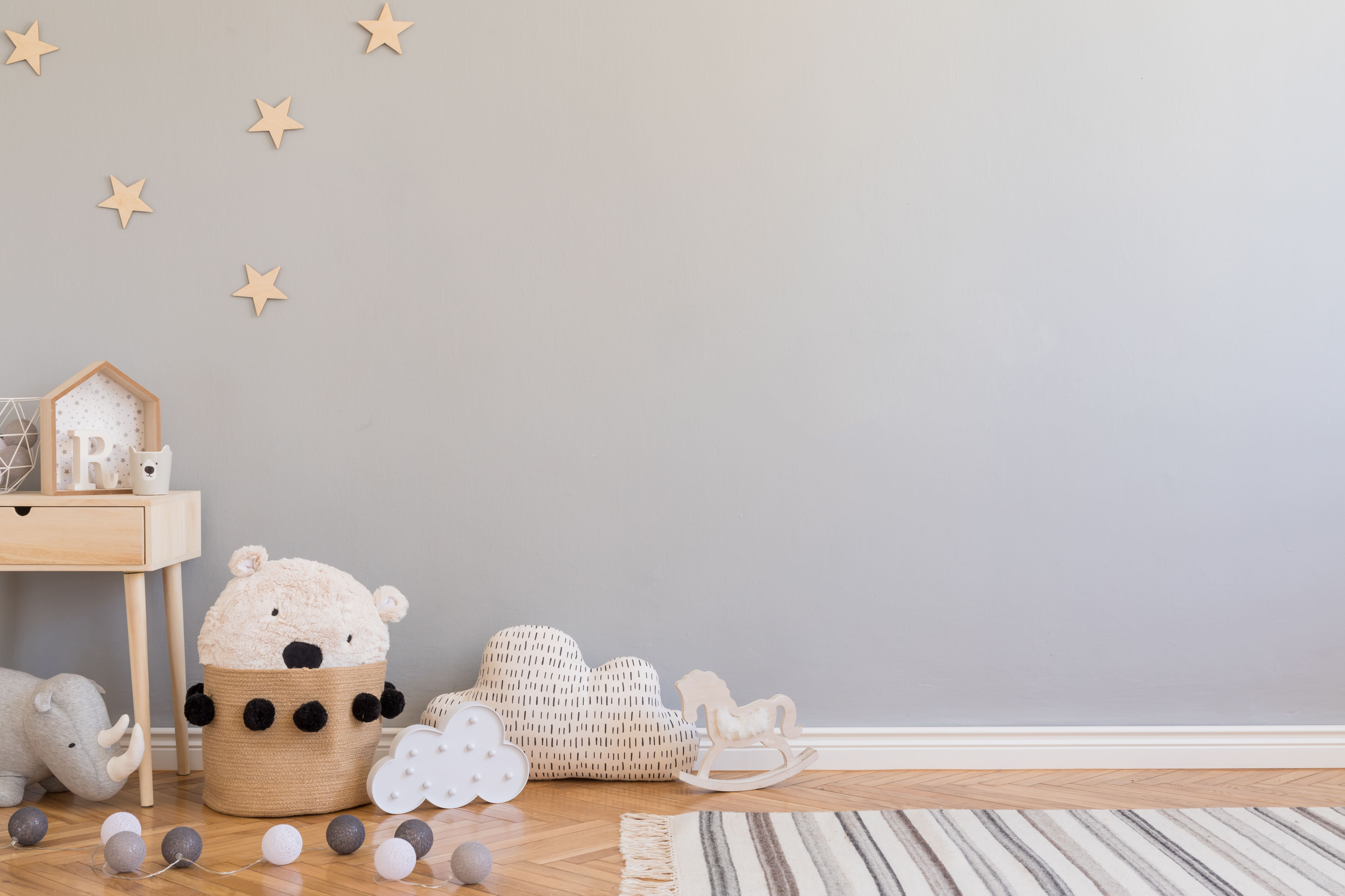 Peaceful baby room