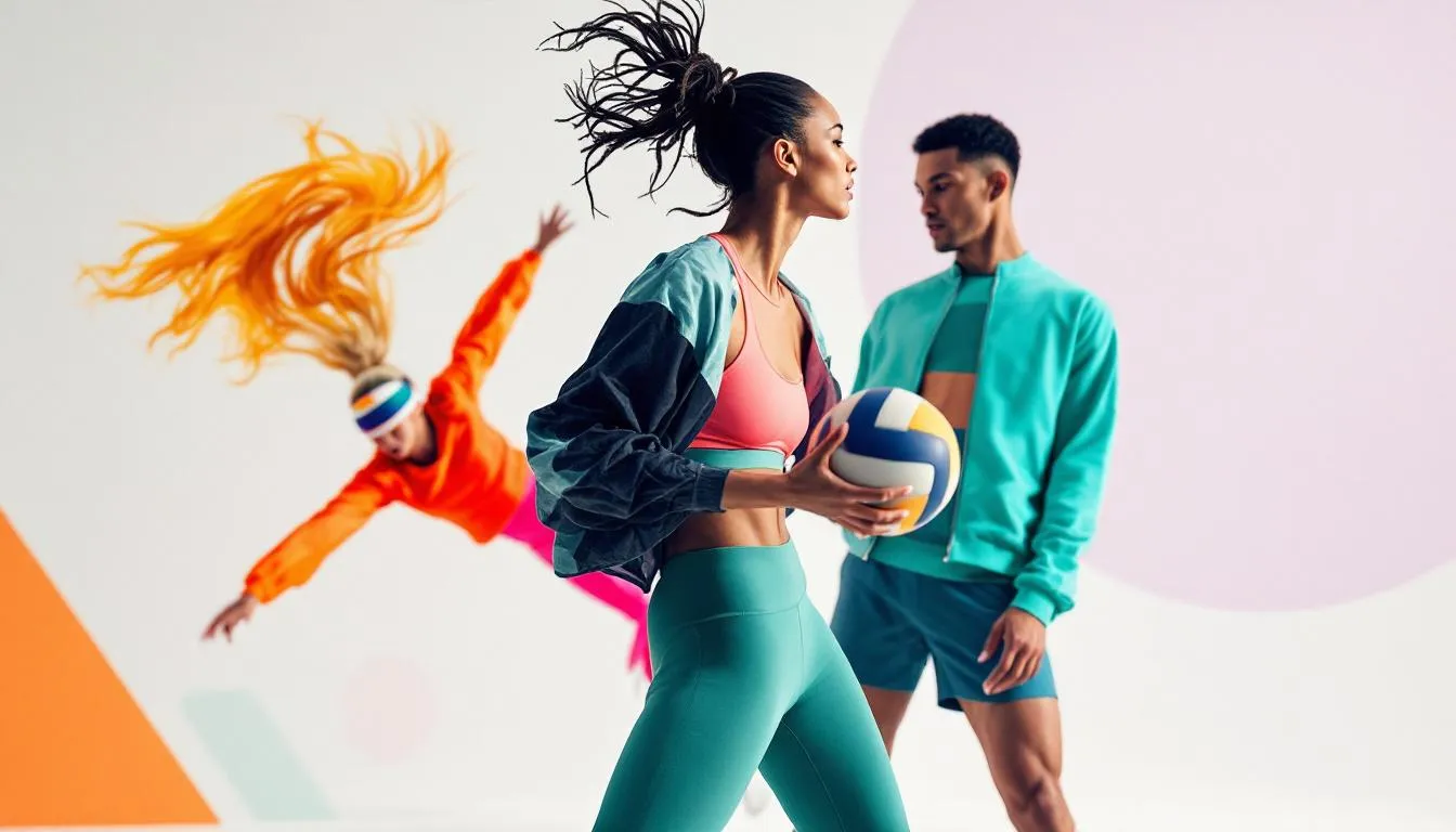 Trends im Teamsport: Fußball und Volleyball.