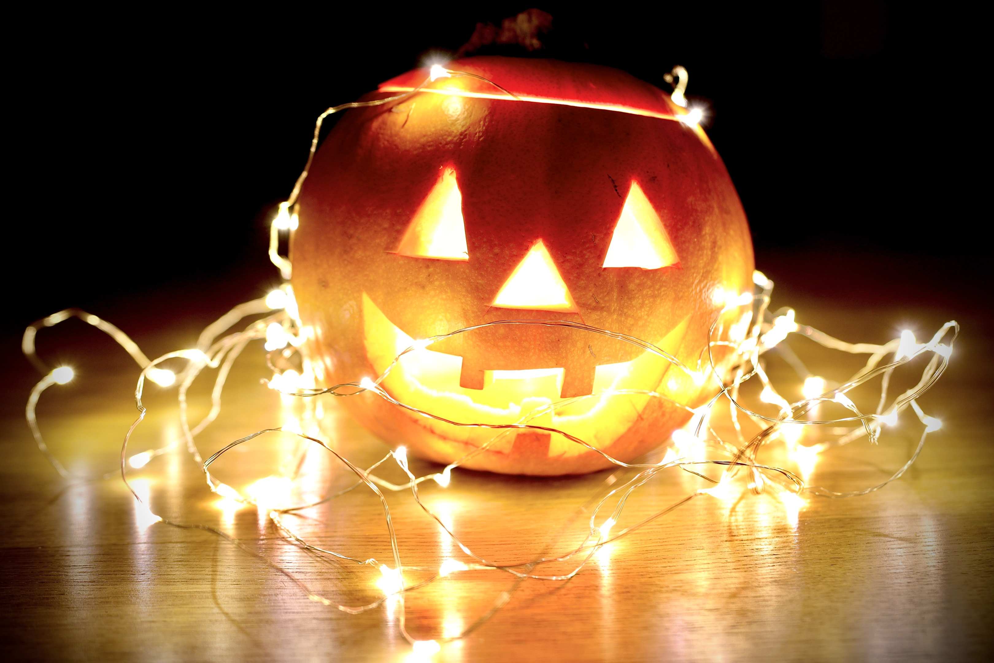 hand painted or carved pumpkins bring the perfect halloween feel to your home