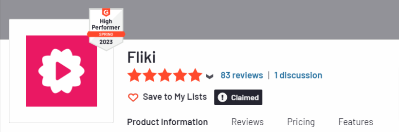 Fliki reviews on G2