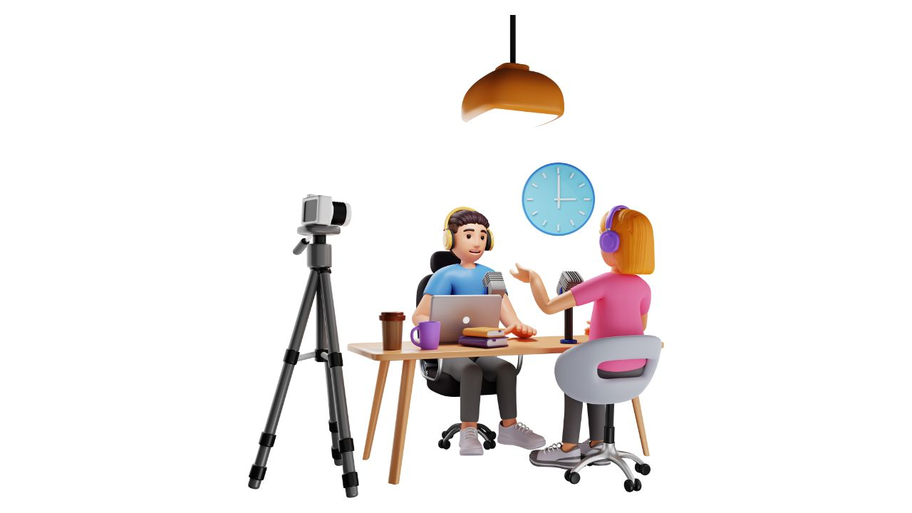 A person collaborating with an influencer