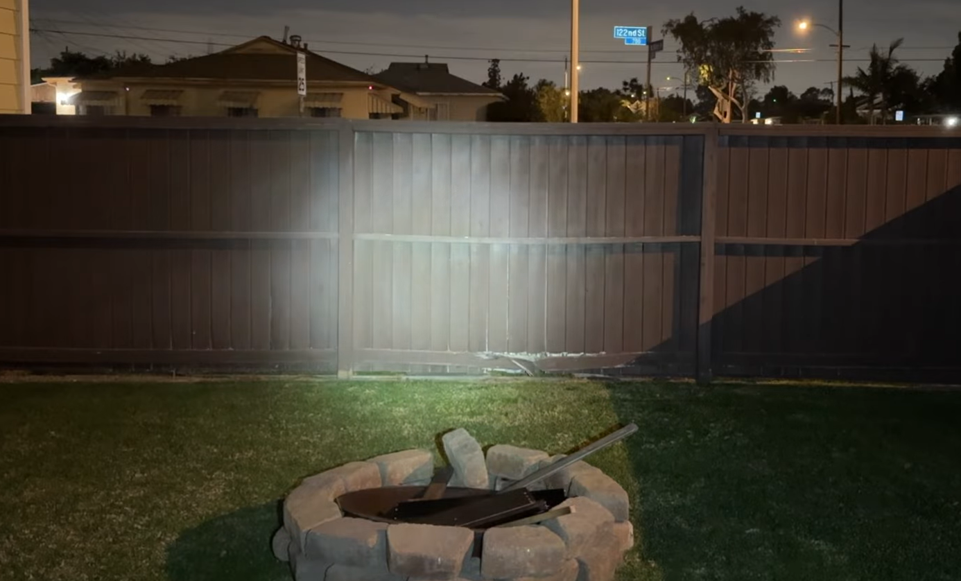 LHKNL Headlamp Flashlight night visibility test