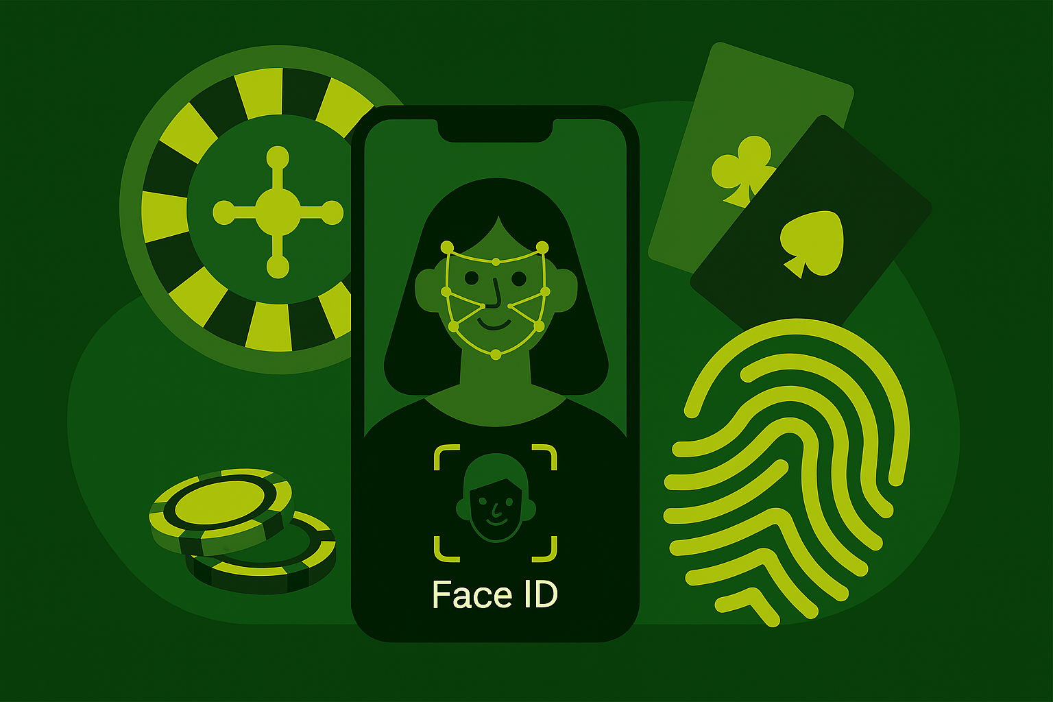 Spela pay n play med Face ID och Touch ID