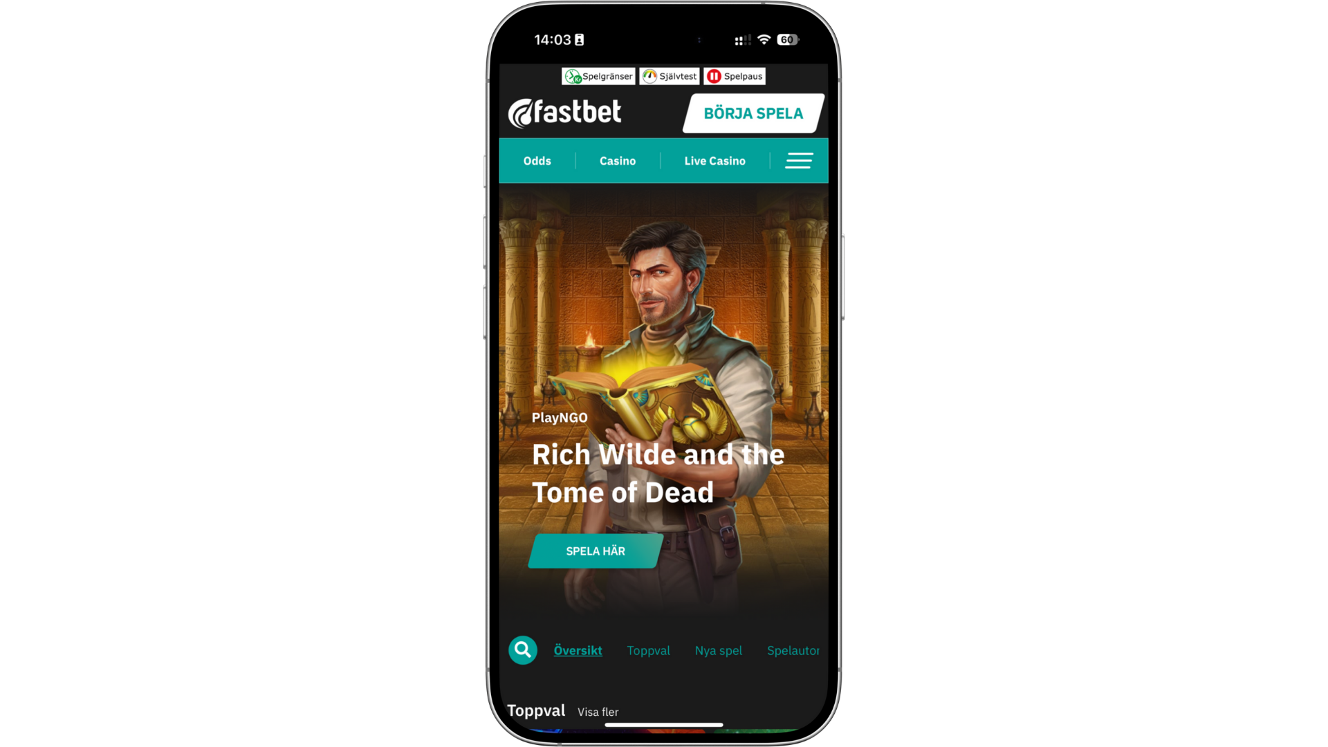 Fastbet i mobilen