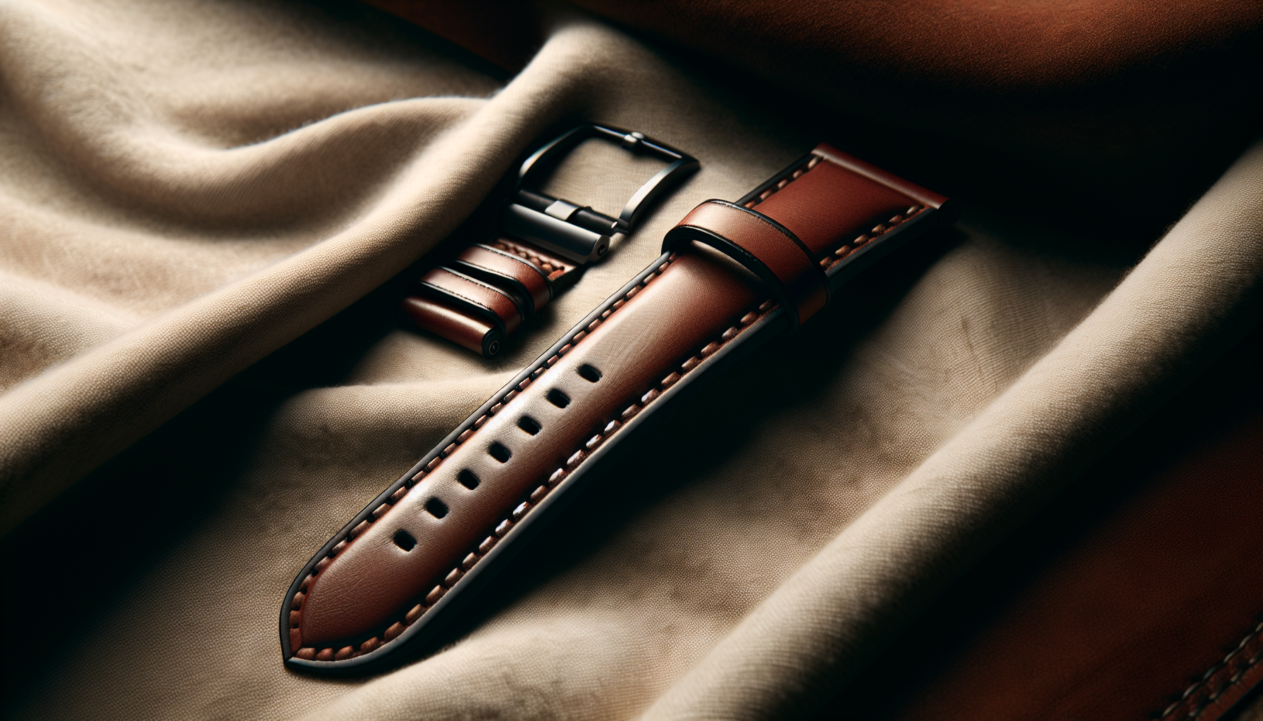 A premium calf leather watch strap designed for performance.