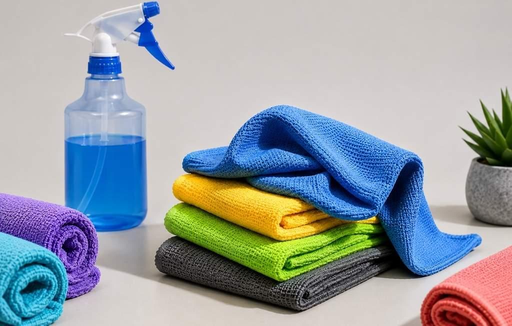 Cleaning products and microfiber cleaning cloth