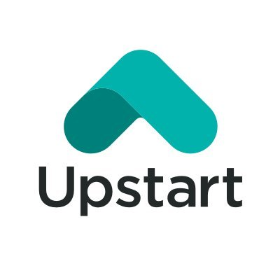 Upstart logo, Fintech Futures