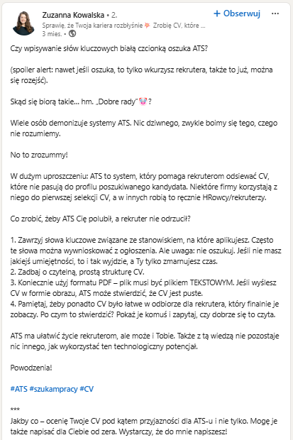 https://www.linkedin.com/posts/rozwojkariery_ats-szukampracy-cv-activity-7231536026312167426-LWx4?utm_source=share&utm_medium=member_desktop 