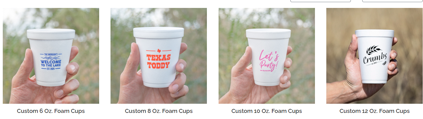 dispossable cups