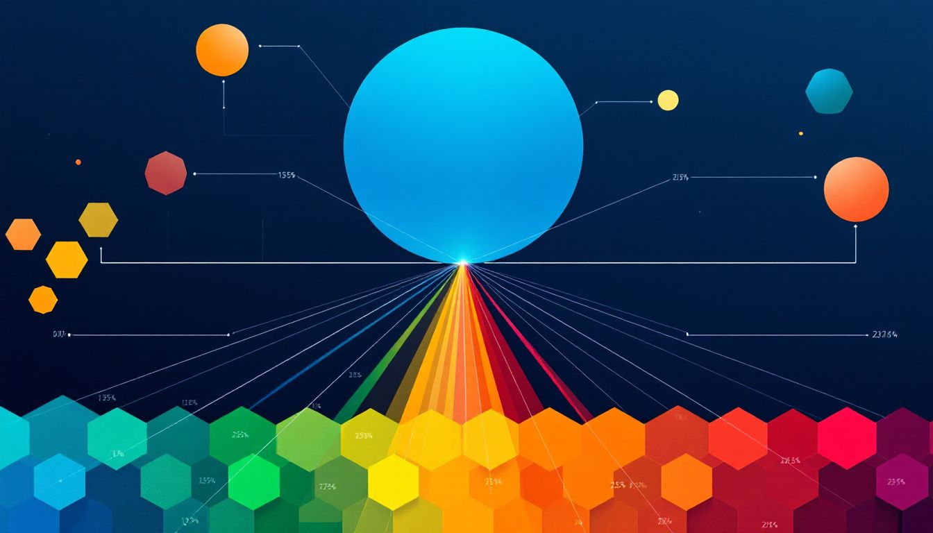 An image illustrating complementary and analogous colors.