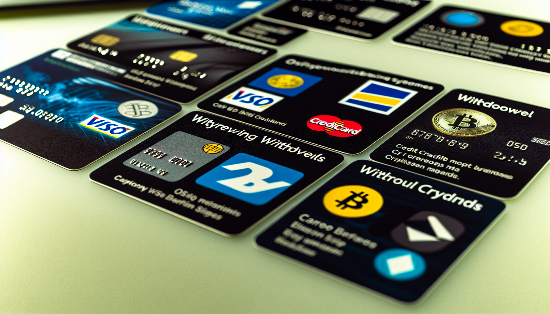 Withdrawal options for offshore betting including credit cards and cryptocurrencies