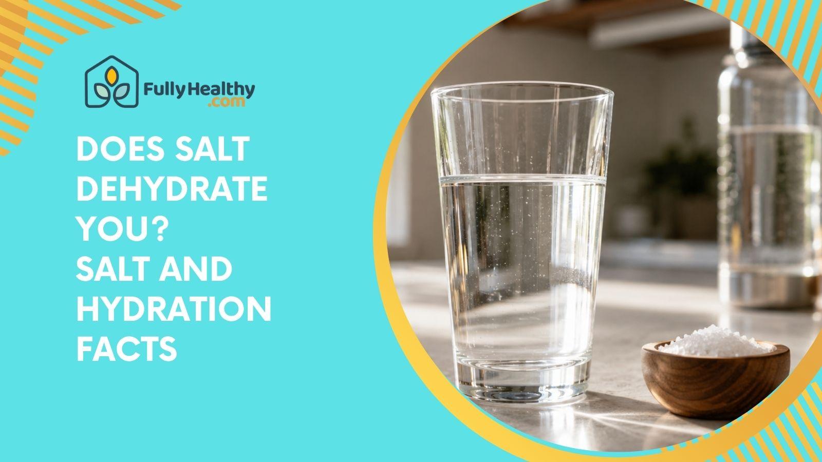 Does Salt Dehydrate You? Salt and Hydration Facts
