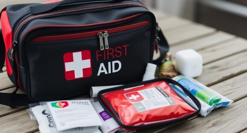 Travel first aid bag