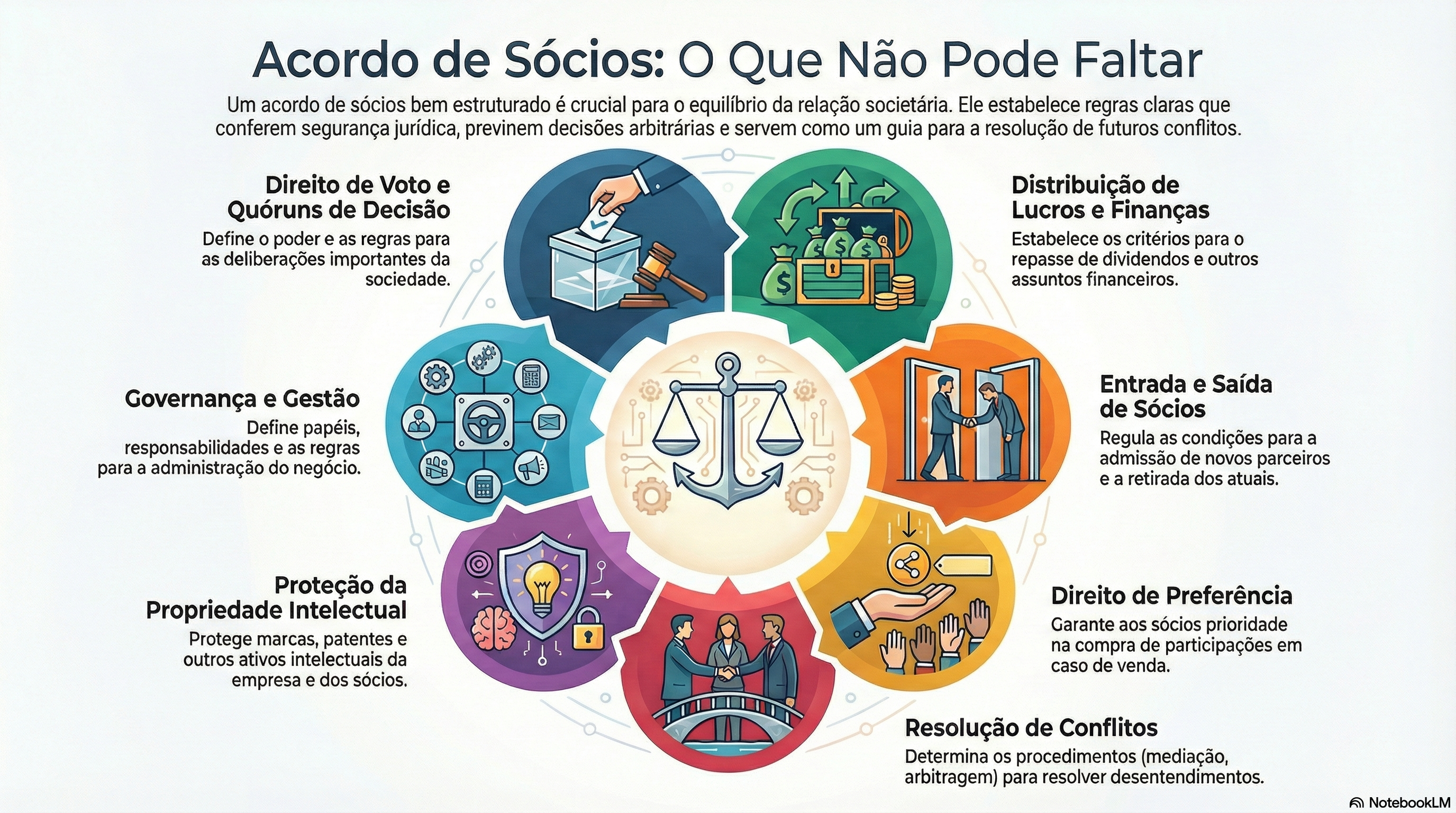 O que n&atilde;o pode faltar em um acordo de s&oacute;cios?