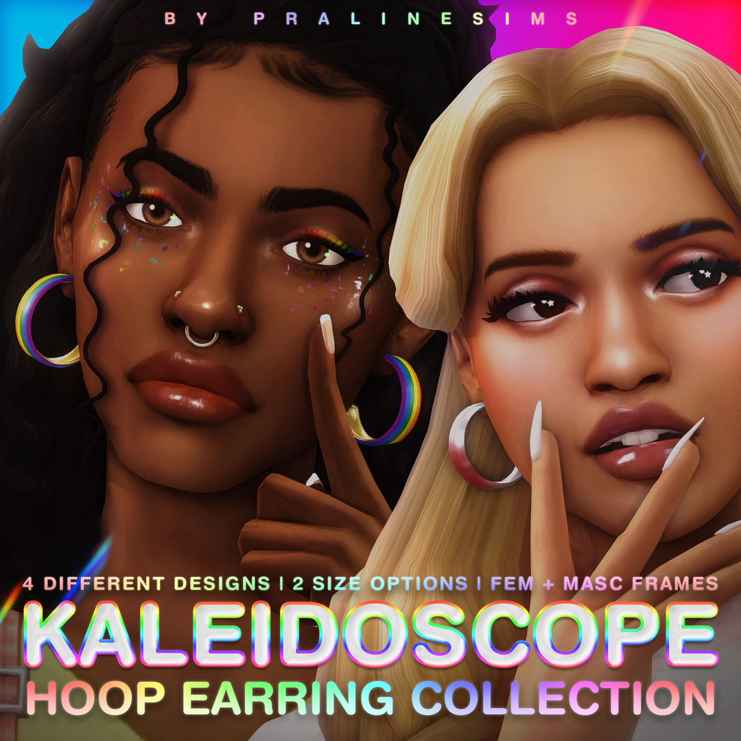 Kaleidoscope Hoop Earring Collection