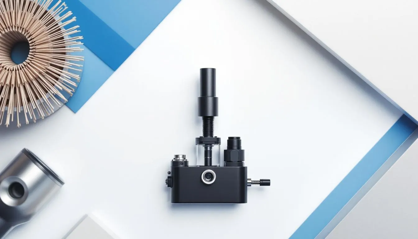 DIY small plastic extruder project setup.