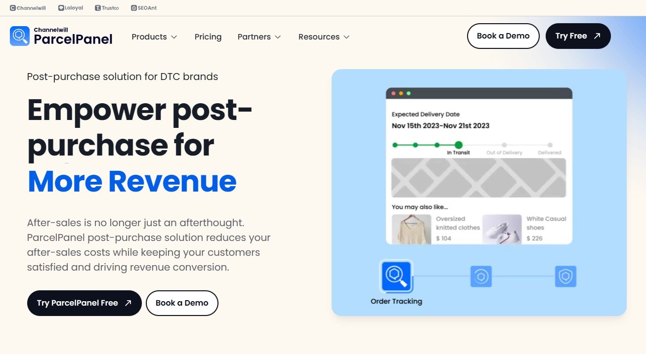 Shipup alternatives: ParcelWILL