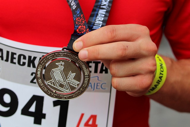 sport, marathon, medal
