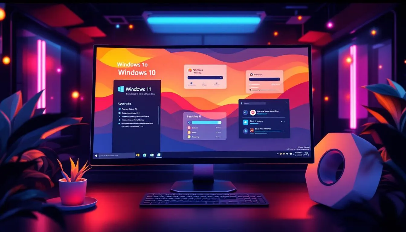 Using Windows Update to install Windows 11.