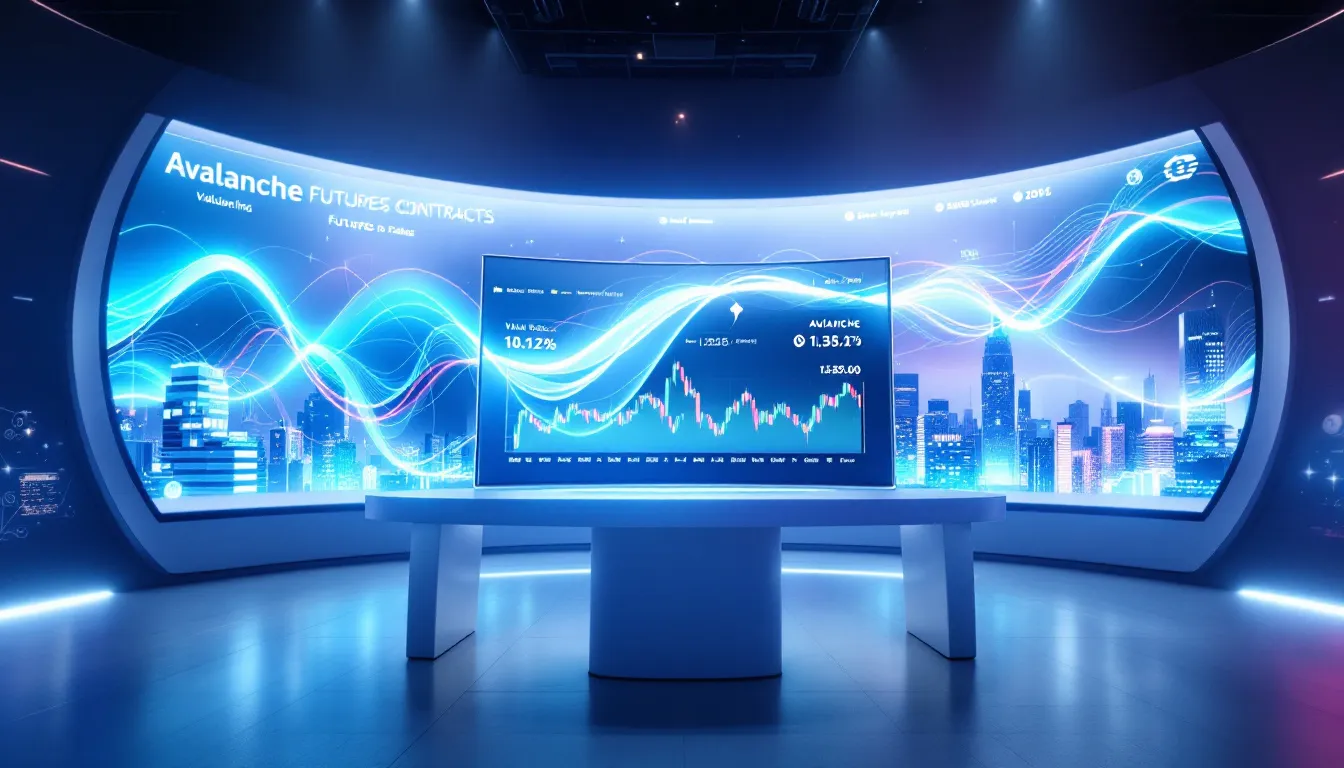 An overview of avalanche futures contracts in a trading environment.