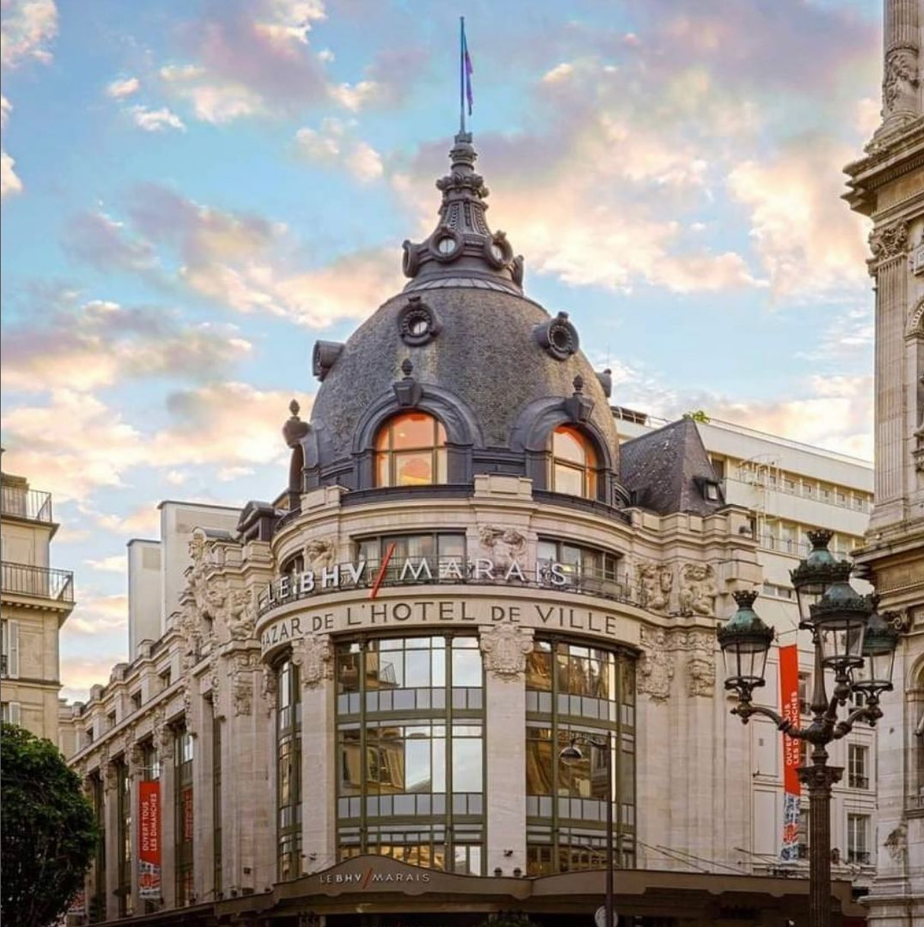 shopping near hotel de ville in le marais paris