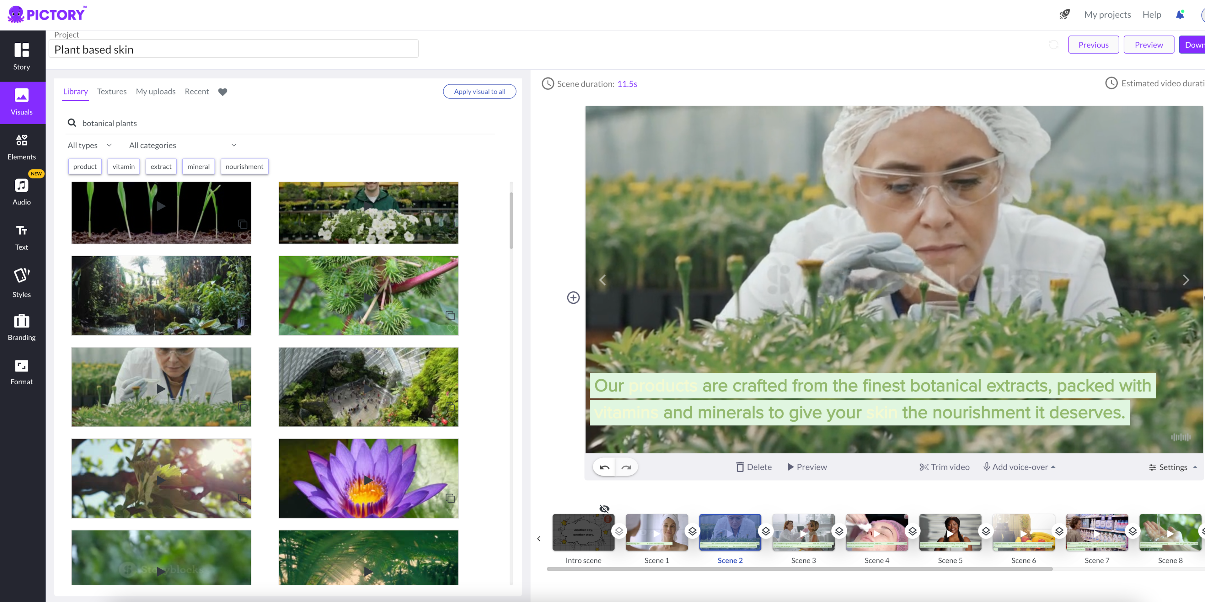 select videos from Storyblocks for you.