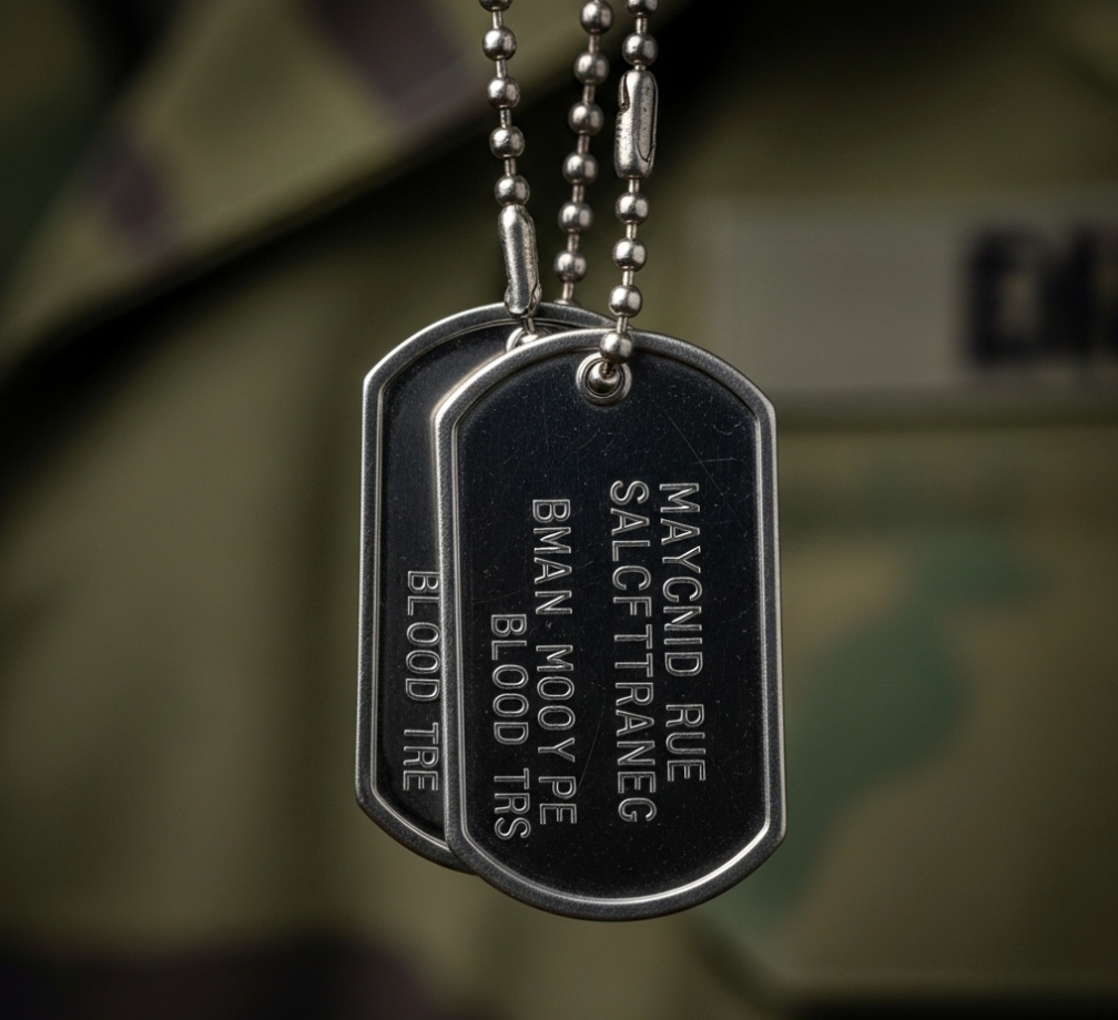 Military dog tags are a great accessory, can ship quickly if in stock